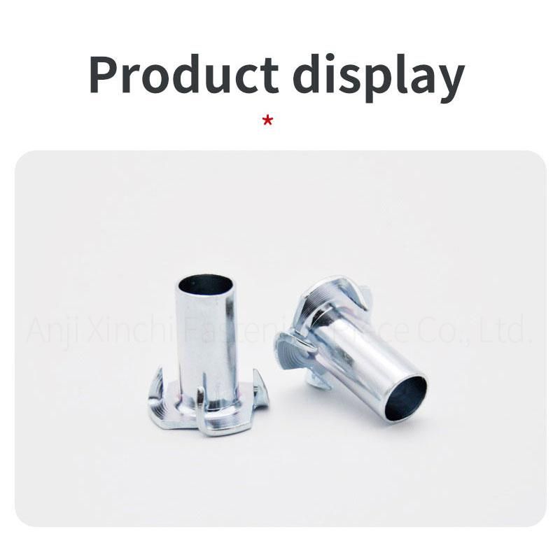 Furniture Nut Grade 4.8 Carbon Steel Fastener Four Claw Nails