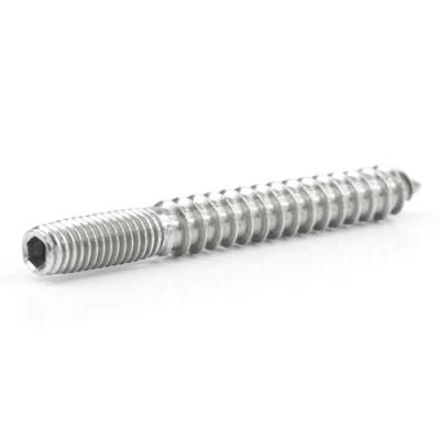 China Wholesale Furniture Fastener Wood Hardware Wood Screw Thread Stud/Furniture Screws Hanger Bolts Dowel Screw