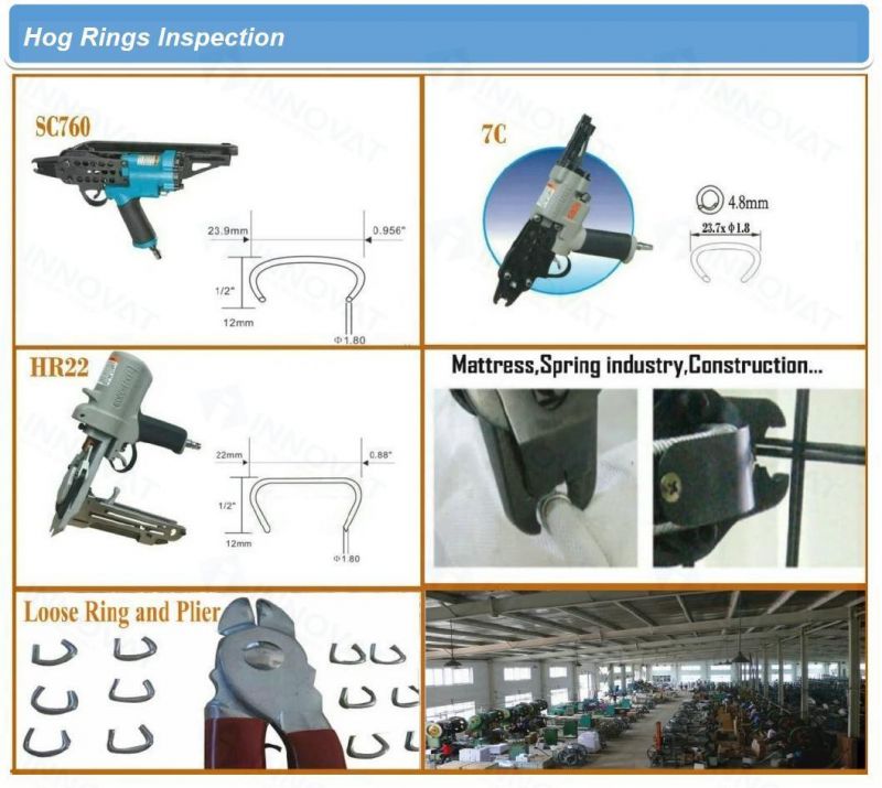 C Type Hog Ring Staples for Car Seat Animal Cages Nails