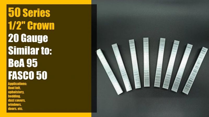 Factory Supply 20ga 50 Staples 5008 for Upholstery/Furniture