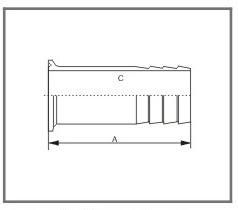 Sanitary Stainless Steel Hose Nipple for Piping System