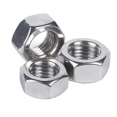 China Wholesale Custom Heavy Carbon Steel Stainless Insert Thin Hex Nut DIN934 Galvanized A2-70 M10 M6 M5 Hexagon Nuts