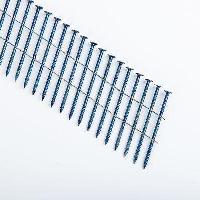 Professional Manufacturer Screw Blue Coated Coil Nails
