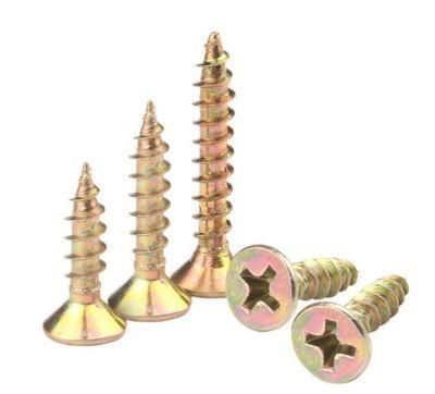 Diameter 2.9/3.5/4.2/4.8/5.5/6.3 China Galvanized Chipboard Screws Manufacturer Carbon Steel Chipboard Screw for Furniture