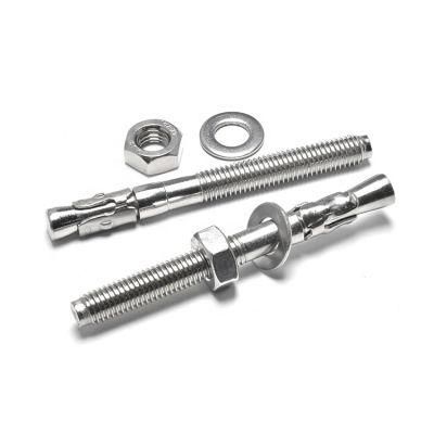 Diameter M6/8/10/12/16/20 High Quality Anchor Bolts Special Hilti Chemical Wedge Stainless Steel Anchor Bolt and Nut Hardware