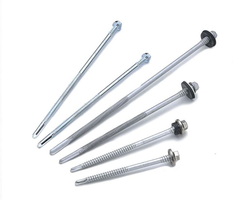 Self-Drilling Compositie Screw DIN-7504-K for Sandwich Panel with Steel Washer and EPDM.