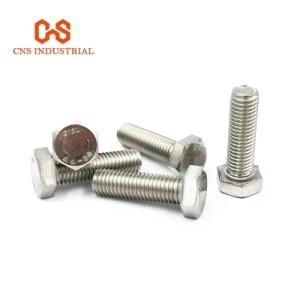 Stainless Steel High Tensile SS304 A2-70 Full Thread Hex Tap Bolt for Fine Thread