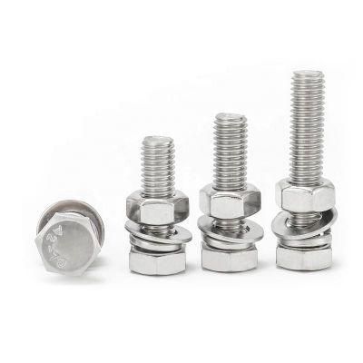 304 316 Stainless Steel M27 Hex Head Bolt