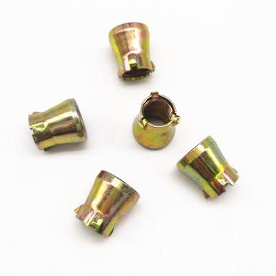 Anchor Nut/Conical Nut 3PCS for Fix Bolt Shield Anchor Bolt, Yellow Zinc, Big Stock, Cheap Price to India Market.