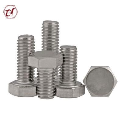 316 DIN933 Screw Stainless Steel Full Thread Hex Bolt