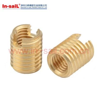 L3080 M10 Brass Self Tapping Thread Insert Nut for Metal