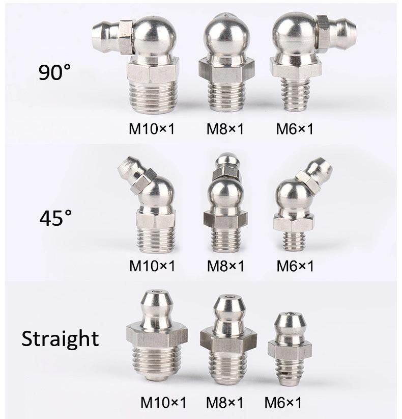 Factory Price Grease Fitting Steel Grease Nipple