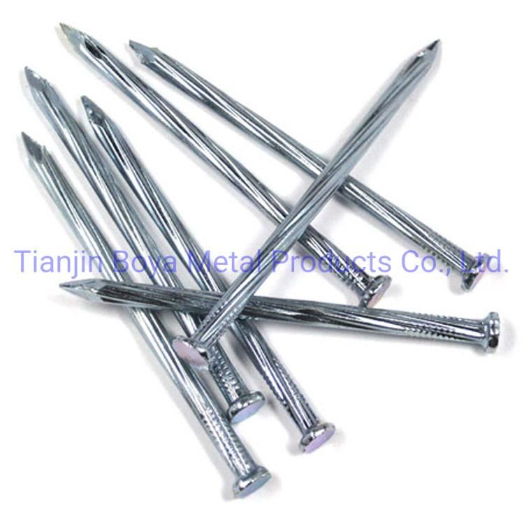 Tianjin Factory Zinc Coated Electric Galvanized Concrete Steel Nail