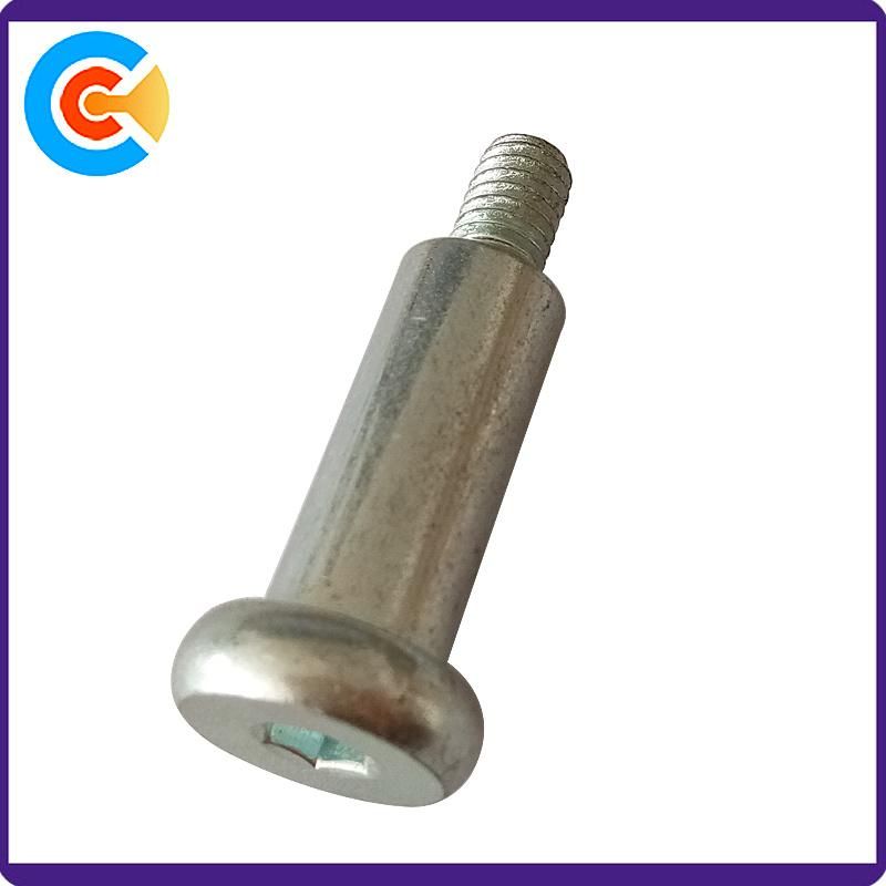 Carbon Steel M6 Hex Socket (allen) Plating Zinc Shoulder Screw