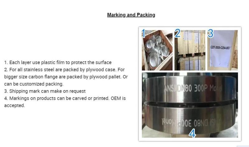 Manufacturer Price A105 Pipe Fitting RF/Rtj/FF ANSI/JIS/DIN/API 6A Cl150 ASME Welding Forged Weld Neck Carbon Steel Stainless Steel Flange
