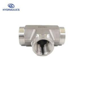 Female Pipe Tee Hydraulic Fittings/Hydraulic Adapters/Hydraulic Hose Fittings