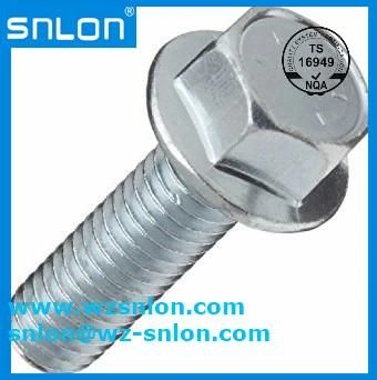 Grade5 ASTM ANSI ASME Inch Thread Hex Flange Bolts Wzp