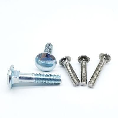 Carbon Steel Galvanized DIN603 Carriage Bolt/ Round Head Square Neck Bolt/Mushroom Head Bolt