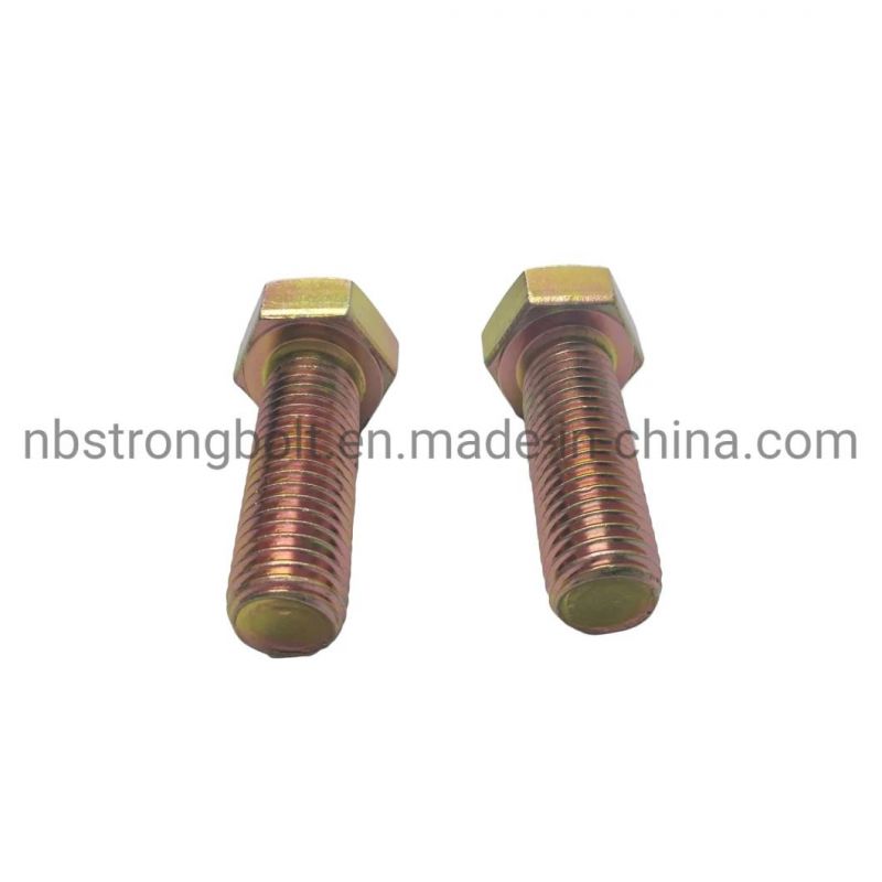 DIN933 Screw Hex Bolt Cl. 8.8 with Zinc Plated
