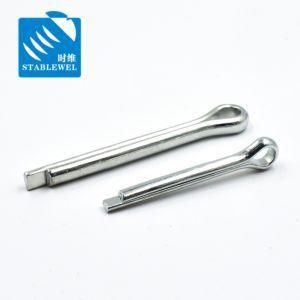 Stainless Steel and Iron Plated White Zinc Split Pin