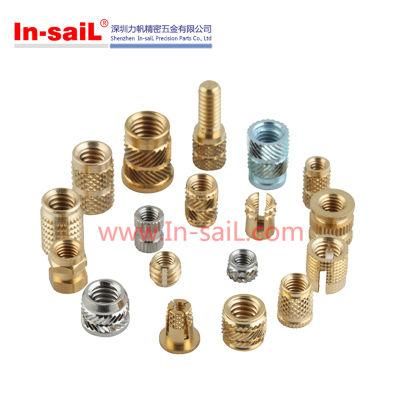 China Supplier Knurled Brass Fasteners Manufacturer, Brass Nuts for Plastics
