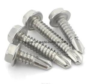 Hex Head Self Drilling Screws DIN7504 Zinc Plated