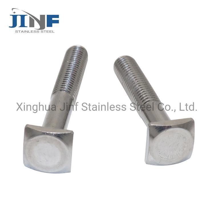 304 316 A2 A4 Stainless Steel Square Hammer Bolt