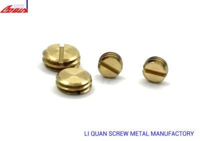 Carbon Steel Socket Set Screw with Flat Point Grub Screw Brass Socket Set Screw Ultrathin Mini Set Screw