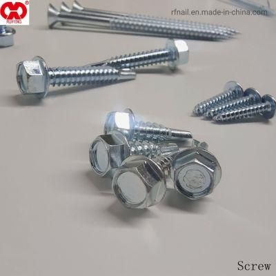 Pneumatic Gun Nails Direct Manufacturer in Anhui Galvanized Specifications Zinc Plated Wood Small Screw.
