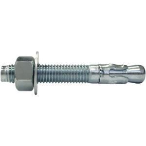 White Blue Zp Carbon Steel with Mark Lined Wedge Anchor Through Bolt Anchor Drop-in Anchor