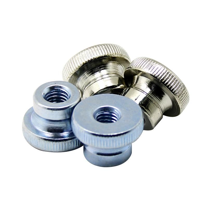 Lathe Machining Color Knurled Round Anodized Aluminum Thumb Nut