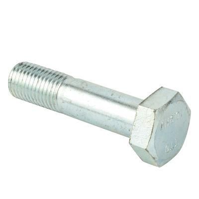 DIN931 Hexagon Head Bolts with Zinc Black Yellow Zinc