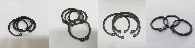 Made in China Spring Steel Black Coating Retain Ring Criclip Pressure Washer Spring Lock Wahser External Internal Tooth Lock Washer DIN125 DIN127 DIN471 DIN472
