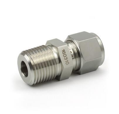 Hikelok Male 1/16 in to 1 Inch NPT Thread Swagelok Type Tube Fittings Male Connector