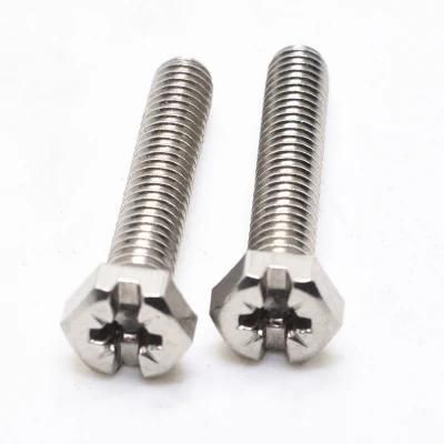SS316 Hexagon Head Combo Drive Machine Screw