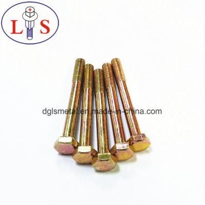 Zinc Plated Cutting Hexagon Head Bolts
