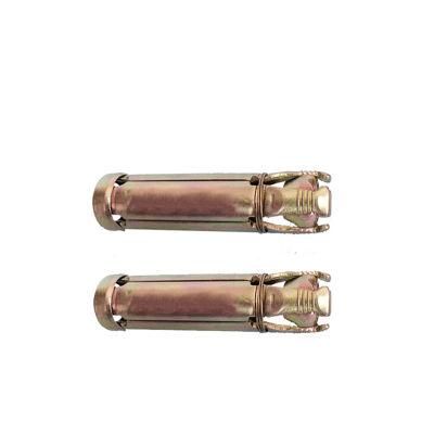4PCS Shield Anchor Zinc Plating Carbon Steel 4PCS Fix Bolt Anchor Rawl Bolt with Hook with Eye Expansion Anchor for Concrete
