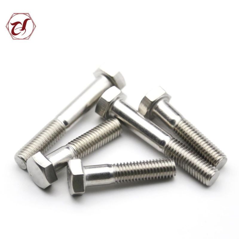 DIN933 DIN931 Stainless Steel Hex Cap Bolt and Nuts Full Thread and Half Thread Hexagon Bolt