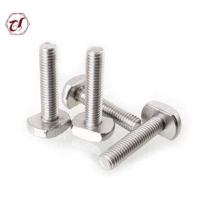 Square Head SS304 A2-70 T Head Bolt with Good Quality