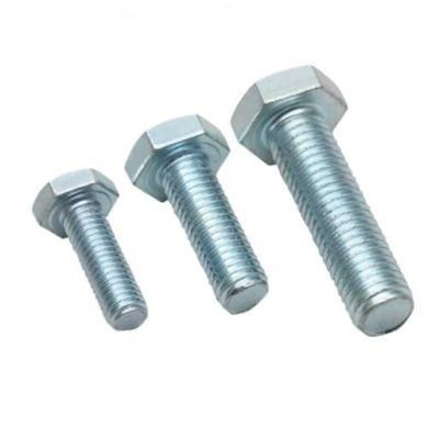 Factory Wholesale 4.8 Galvanized Hexagon Bolts Carbon Steel 8.8 Full Thread Screw HDG Hexagon Screws