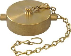 Brass Pipe Fitting Cap &amp; Chain