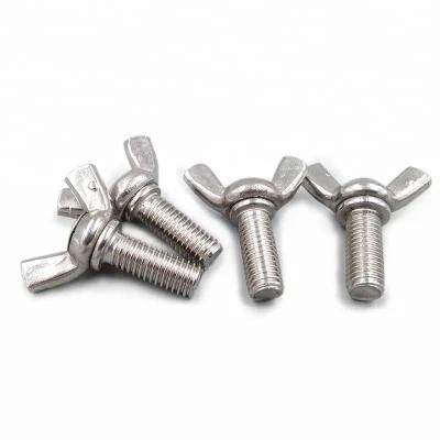 Factory Wholesale Grade A2-70 A4-80 DIN316 Wing Bolt M10 Bolts Stainless Steel Wing Bolts