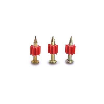 Red Cap Steel Shooting Nails Yellow Zinc Steel Nails/Shooting Nails