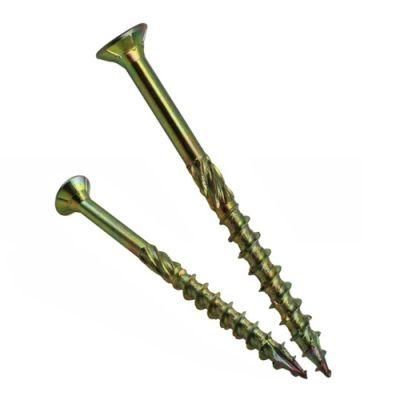 Wood Screw Chipboard Screw Yellow Zinc Torx Drive Double Countersunk Head Wood Chipboard Screw