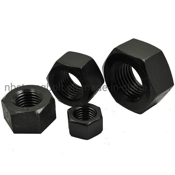 Gr. 2h Heavy Hex Nut with Black Oxid
