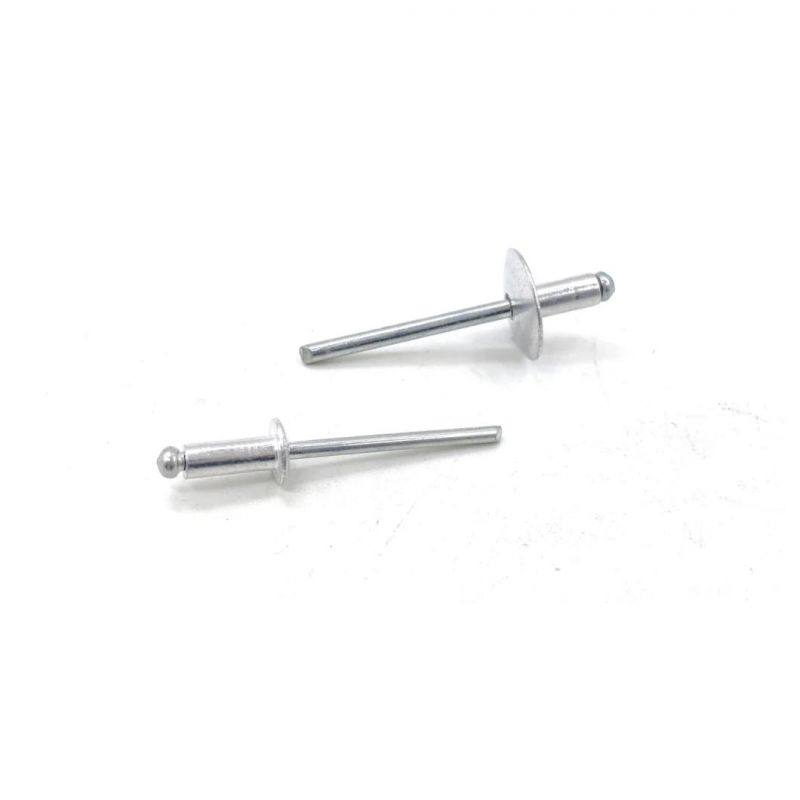 Factory Wholesale Aluminium Blind Pop Rivets Colored and Sliver Open Type Domed Head Aluminium Rivets