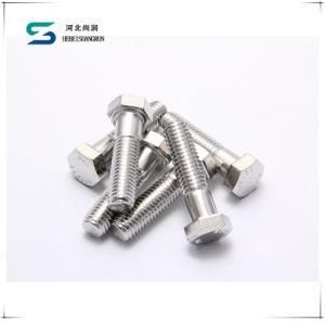 High Strength Hex Bolt DIN933 Full Tread Hexagon/ Half Thread Hex Head Bolts