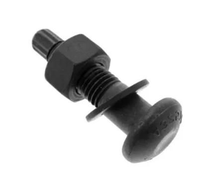 F1852 Black Round Head Tension Control Bolt 1 &prime;&prime; - 8 * 2 1 / 2 &prime;&prime; A325 Tc Bolt