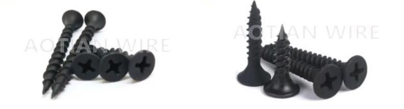 Anti-Corrosion Galvanized Black Drywall Screws