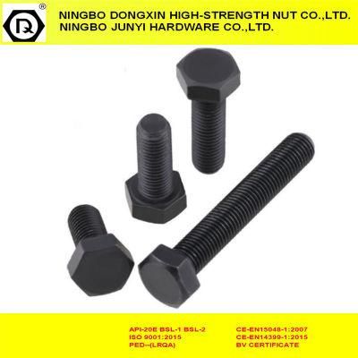 8.8 Black Fastener Full Thread Hex Head Bolt DIN933